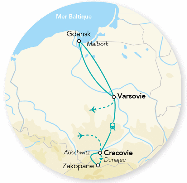 Circuit Merveilles de Pologne cracovie Pologne