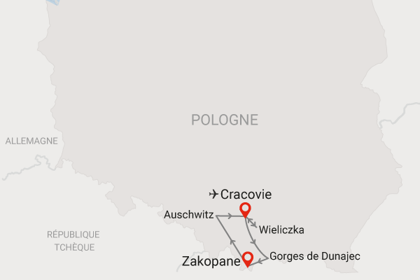 Circuit Escapade en Pologne cracovie Pologne