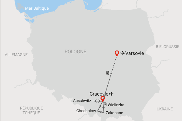 Circuit Trésors de Pologne varsovie Pologne