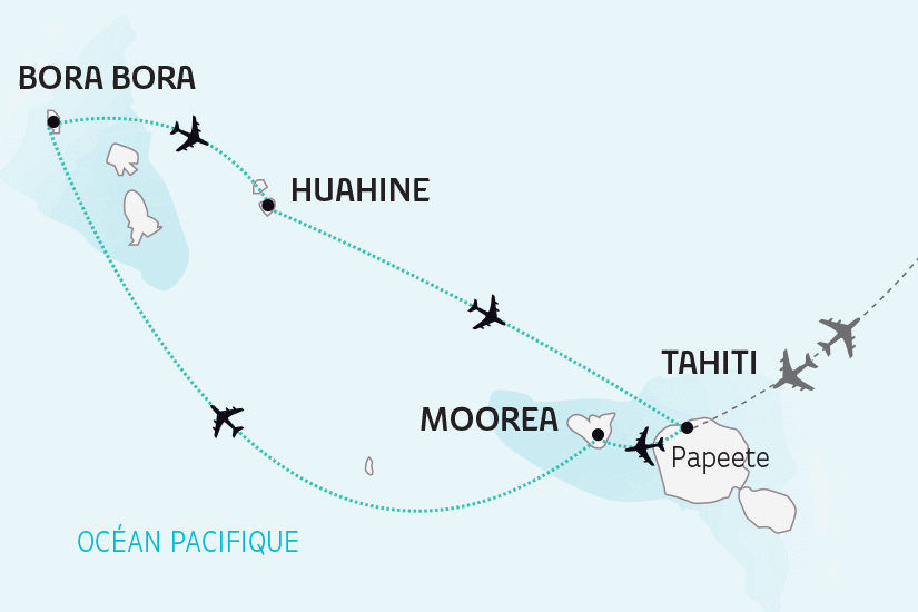 Circuit Divine Polynésie, de Tahiti à Bora Bora avec extension aux îles Marquises tahiti Polynesie Francaise