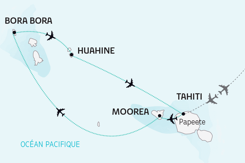 Circuit Divine Polynésie, de Tahiti à Bora Bora tahiti Polynesie Francaise