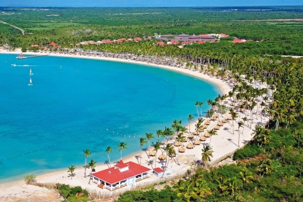 Vue aérienne de la plage - Bahia Principe Grand La Romana