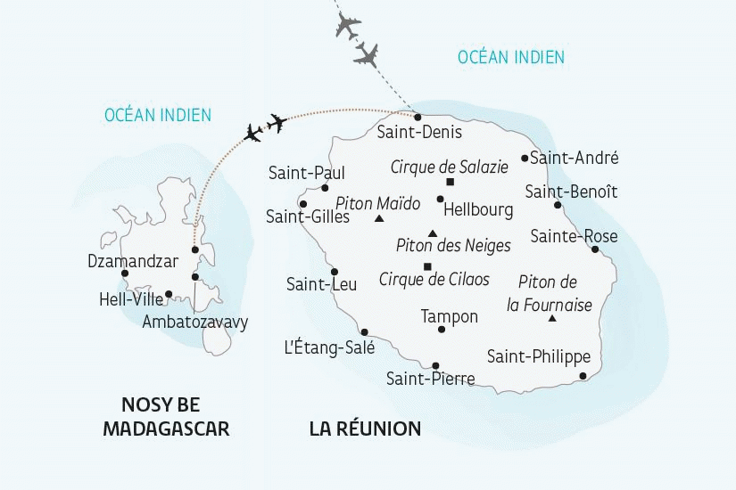 Circuit La Réunion et Nosy Be, de l'île Bourbon à la perle malgache saint_denis Reunion