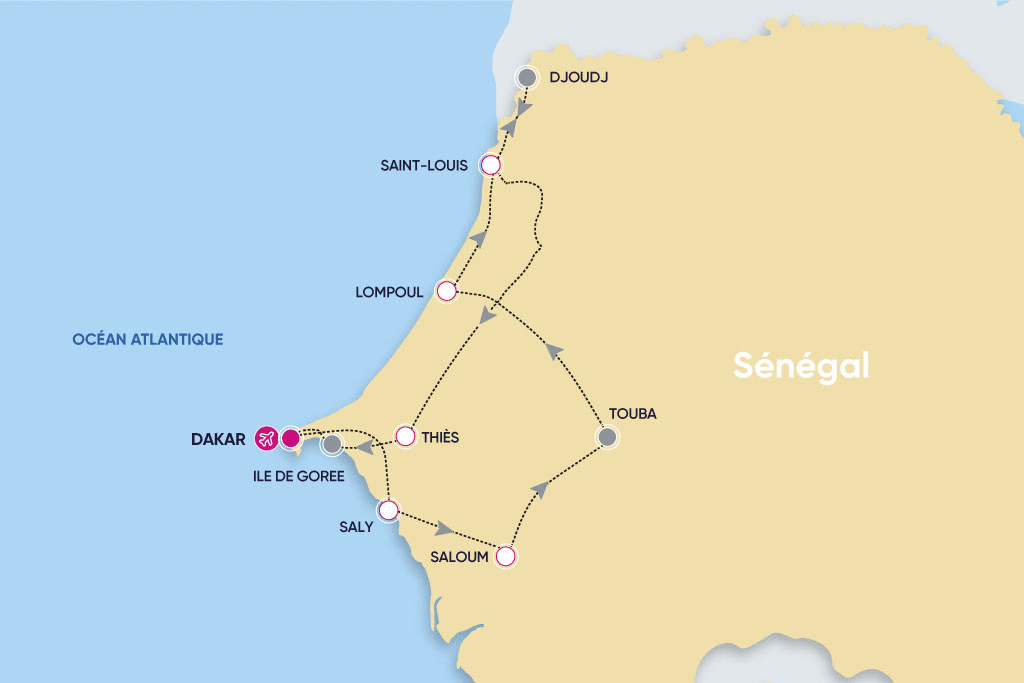 Circuit Balade Sénégalaise dakar Senegal