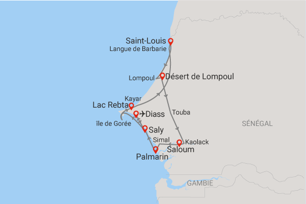 Circuit Sénégal intime et coloré du nord au sud dakar Senegal