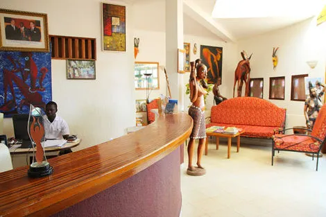 Reception - Hôtel Africa Queen 3* Dakar Senegal