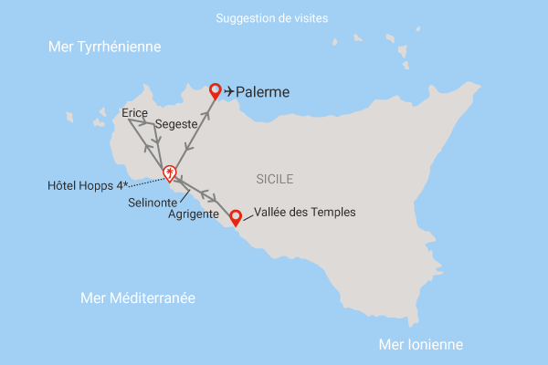 Circuit Sicile Occidentale, logement à l'hôtel Hopps mazara_del_vallo Sicile et Italie du Sud