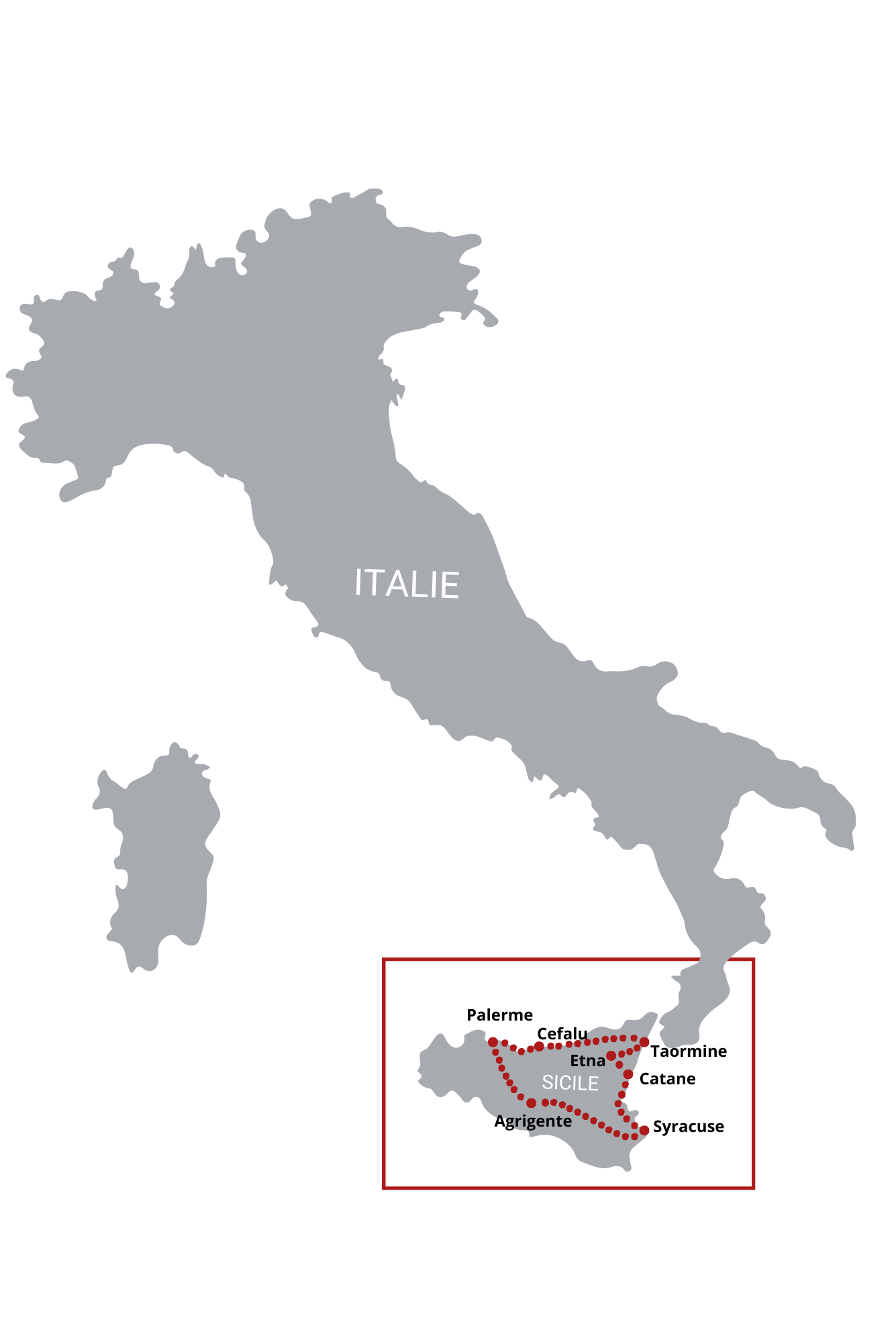 Autotour Echappée Sicilienne palerme Sicile et Italie du Sud