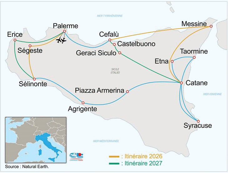 Circuit L'essentiel de la Sicile palerme Sicile et Italie du Sud