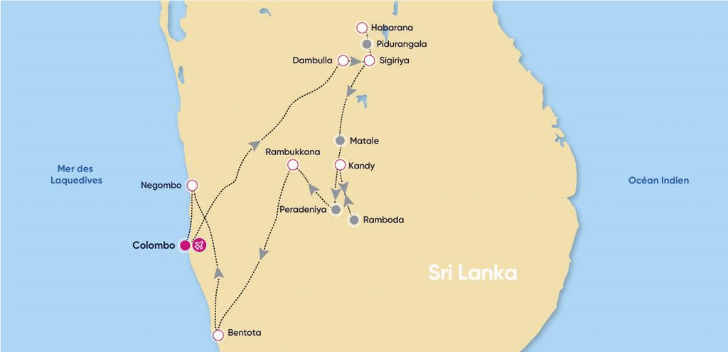 Circuit Balade Sri Lankaise Privative colombo Sri Lanka