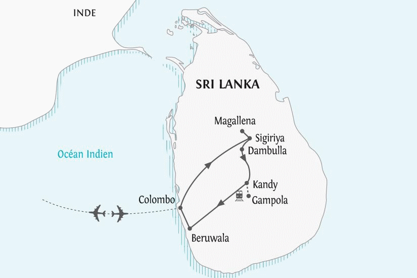 Circuit Le Sri Lanka, du Rocher du Lion à l'océan Indien (petit groupe 6-12 pers.) colombo Sri Lanka