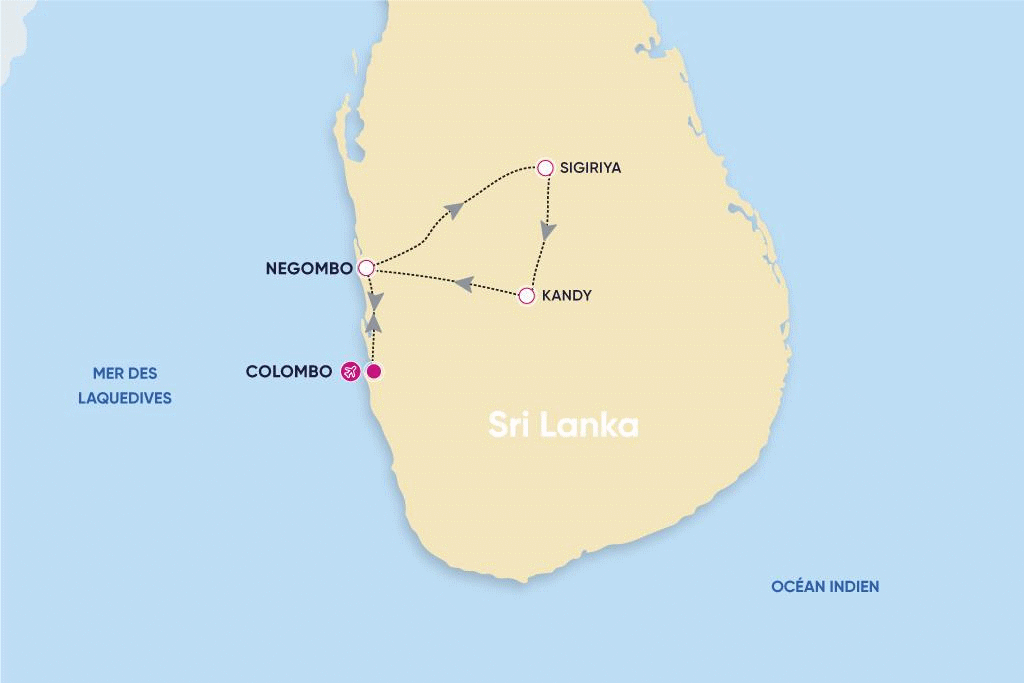 Circuit Trésors de Ceylan colombo Sri Lanka