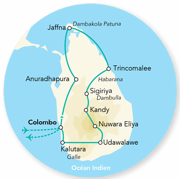 Circuit Explorations du Sri Lanka colombo Sri Lanka