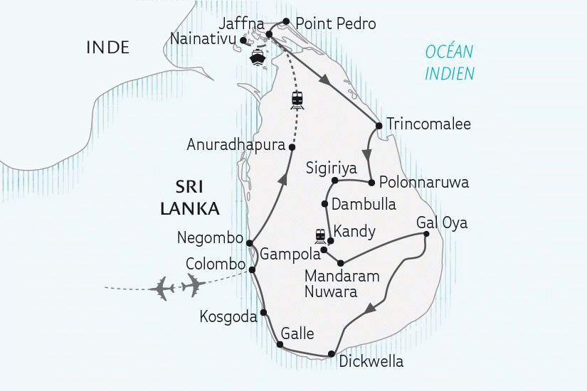 Circuit Le Sri Lanka, l'île Emeraude (petit groupe 6-12 pers.) colombo Sri Lanka