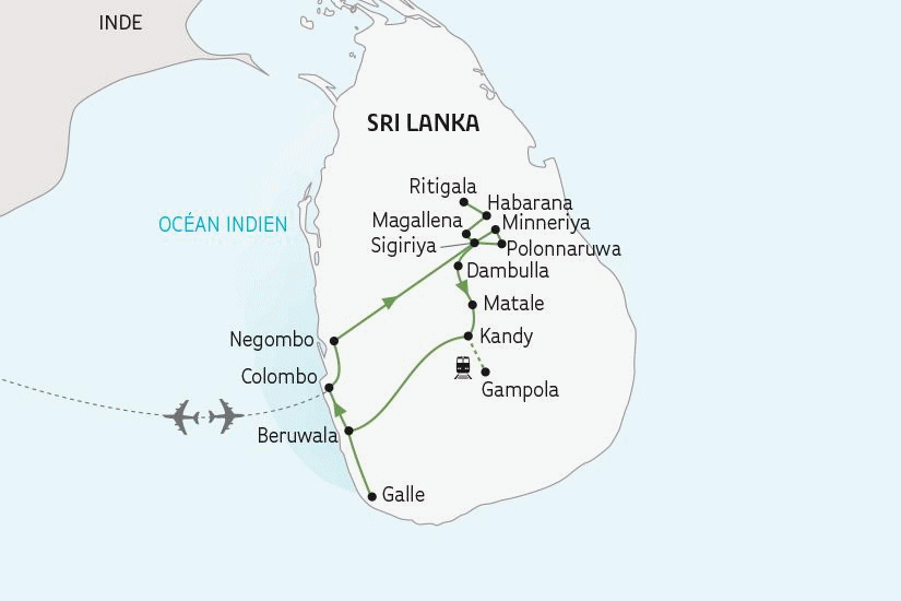 Circuit Le Sri Lanka, trésors de Ceylan Colombo Sri Lanka