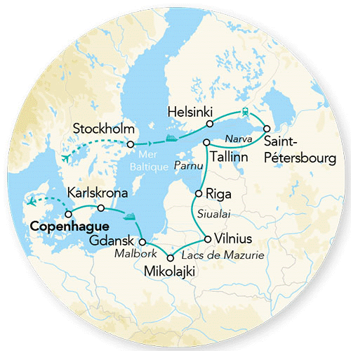 Circuit Splendeurs de La Baltique stockholm Suede