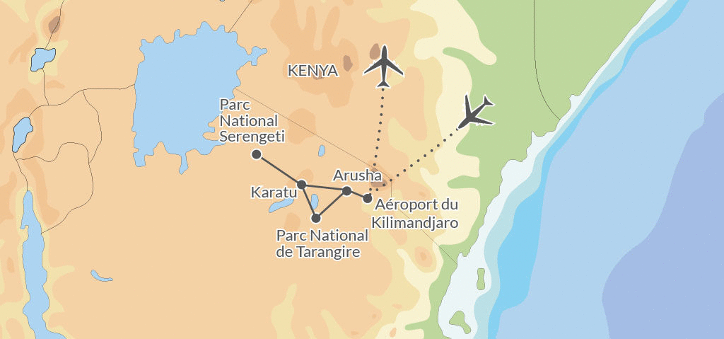 Circuit Couleurs de Tanzanie - arusha Tanzanie