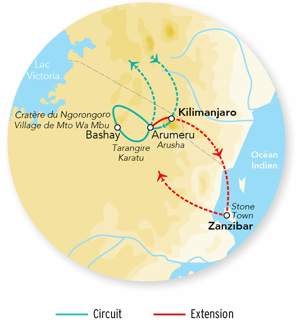 Circuit Immersion en Tanzanie & Séjour Stone Town & Zanzibar - Limité à 6 pers./véhicule kilimanjaro Tanzanie