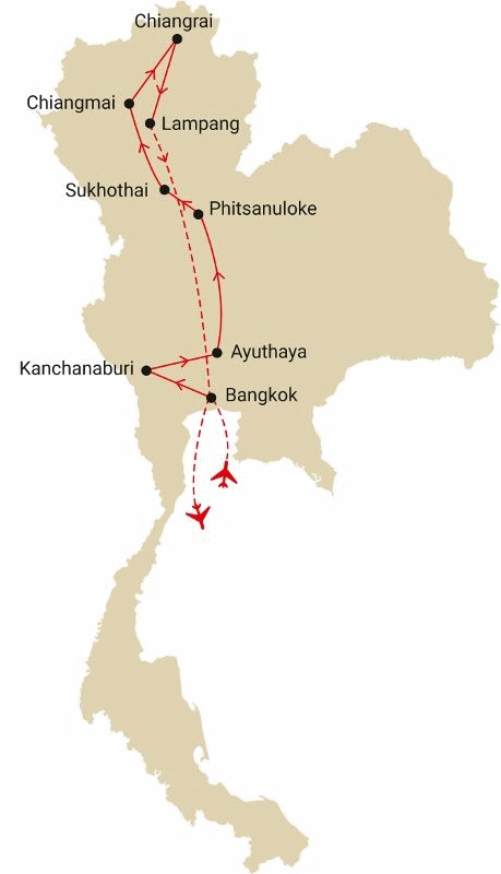 Circuit Kappa Découverte Authentique Thaïlande (Hôtels Supérieurs) - Limité à 16 pers. bangkok Thailande