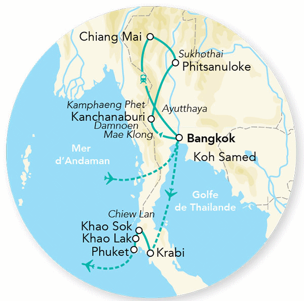 Circuit Merveilles de Thaïlande 2026 bangkok Thailande