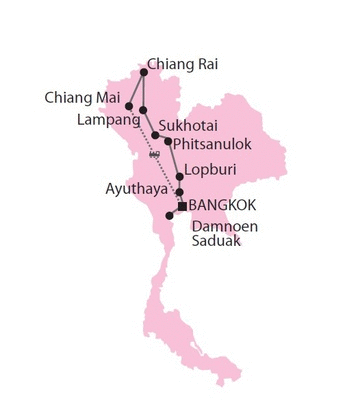 Circuit Orchidées en privatif bangkok Thailande