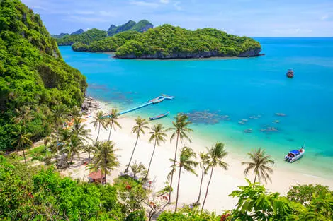 Combiné hôtels Bangkok et plages de Koh Samui, logement Radisson & Fair House bangkok Thailande