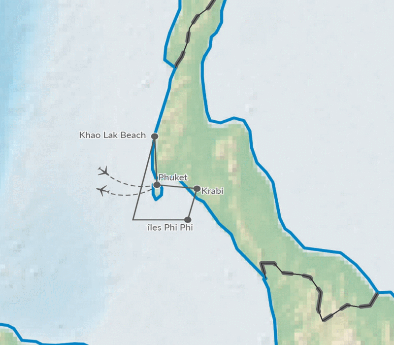 Circuit Joyaux de la Thaïlande du Sud - Limité à 12 pers. phuket Thailande