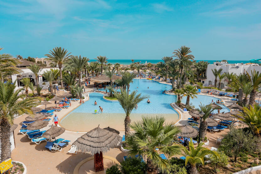Piscine - Hôtel Fiesta Beach 4* Djerba Tunisie