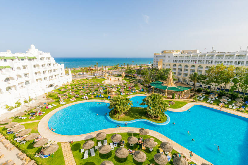 Vue panoramique - Hôtel Lella Baya 4* Tunis Tunisie