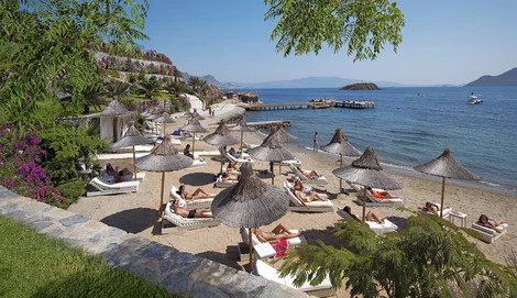 Plage - Hôtel Sianji Well Being Resort 5* Bodrum Turquie