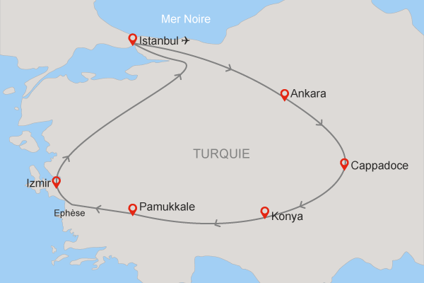 Circuit La Turquie Légendaire (vols sur Istanbull) istanbul Turquie