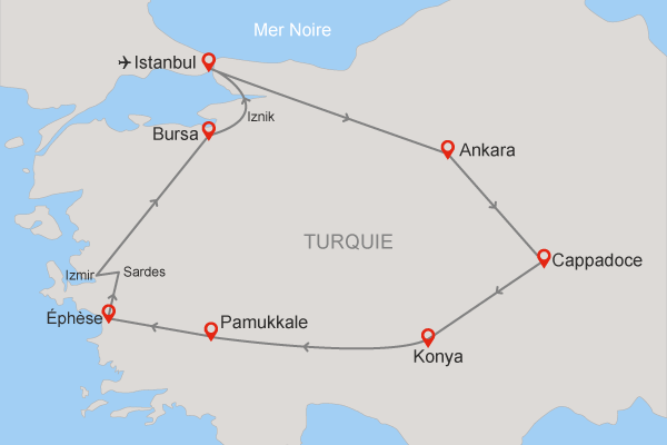Circuit Magnifique Anatolie (vols sur Istanbul) istanbul Turquie