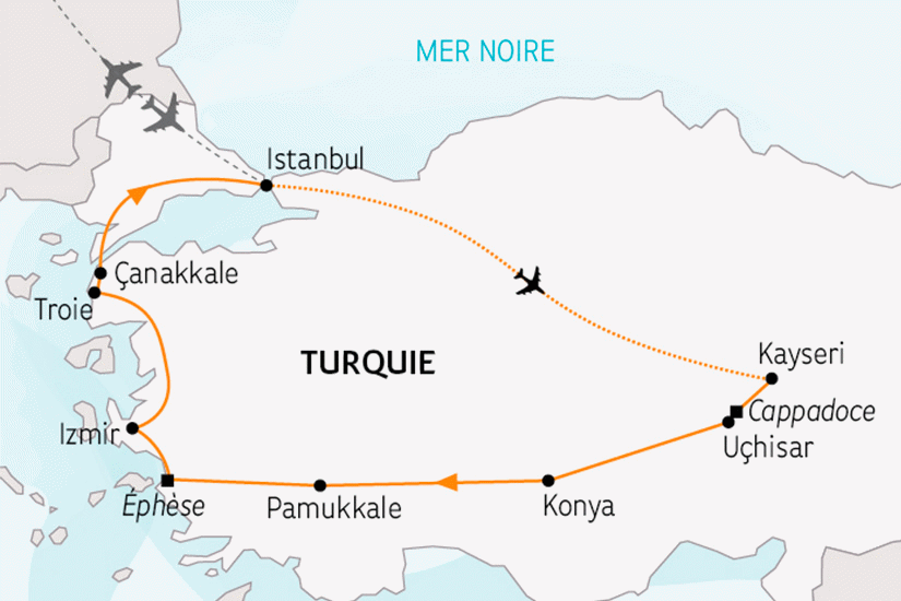 Circuit Turquie, au carrefour de l'Orient et de l'Occident istanbul Turquie