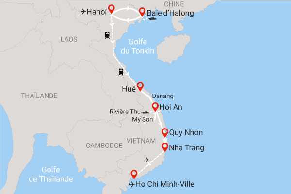 Circuit Entre splendeurs et plage du Vietnam hanoi Vietnam