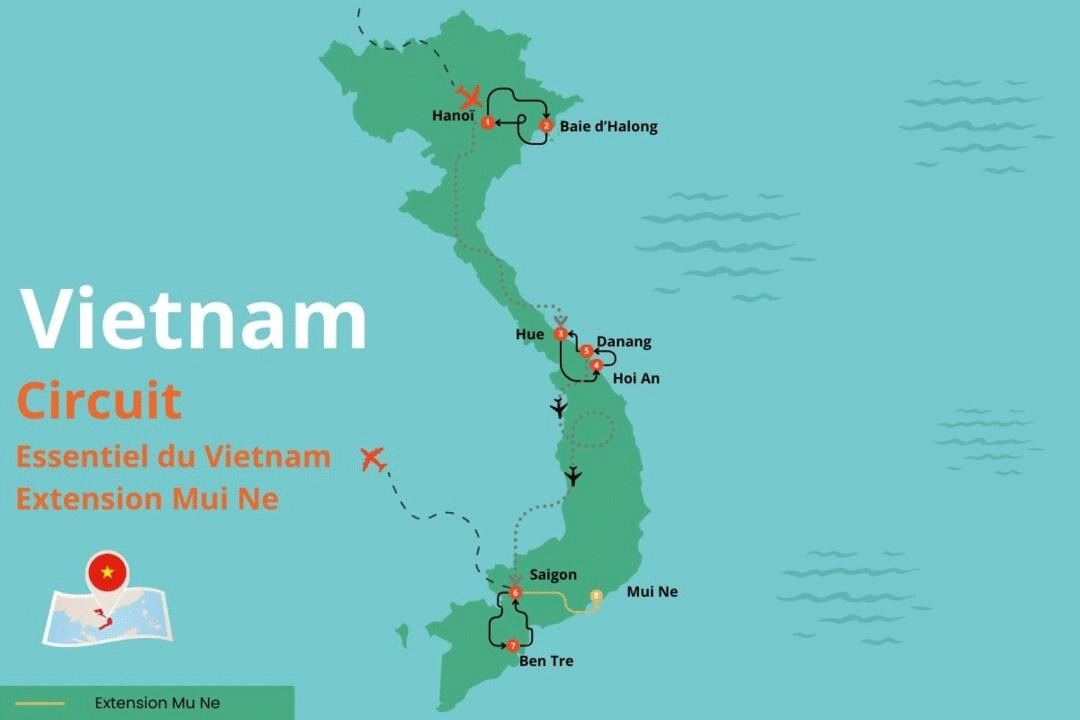 Mon Circuit Privé l'Essentiel du Vietnam et extension à Mui Ne hanoi Vietnam