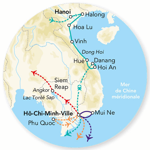 Circuit Splendeurs du Vietnam - Limité à 28 pers. hanoi Vietnam