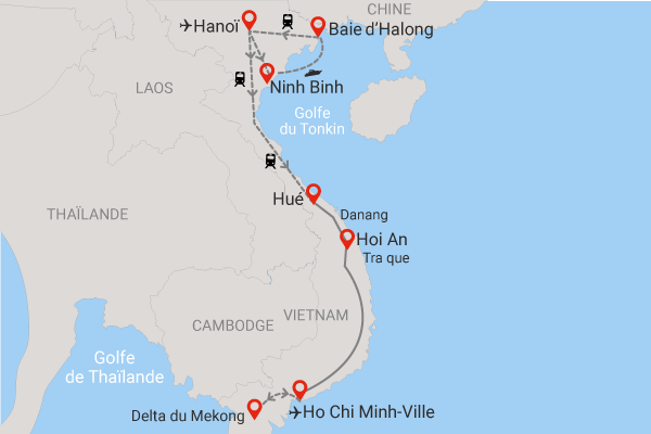 Circuit Du charme d’Hanoï aux lumières de Saïgon hanoi Vietnam