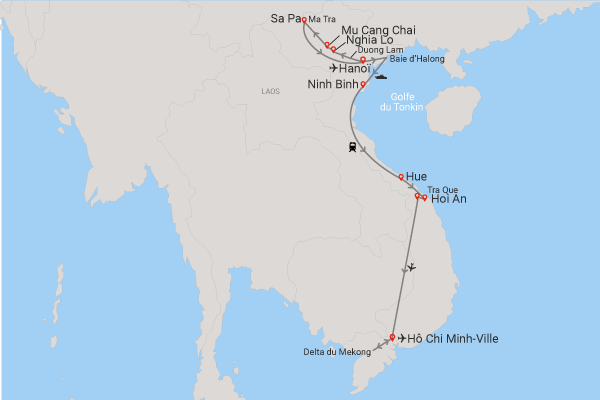 Circuit Grand Tour du Vietnam hanoi Vietnam