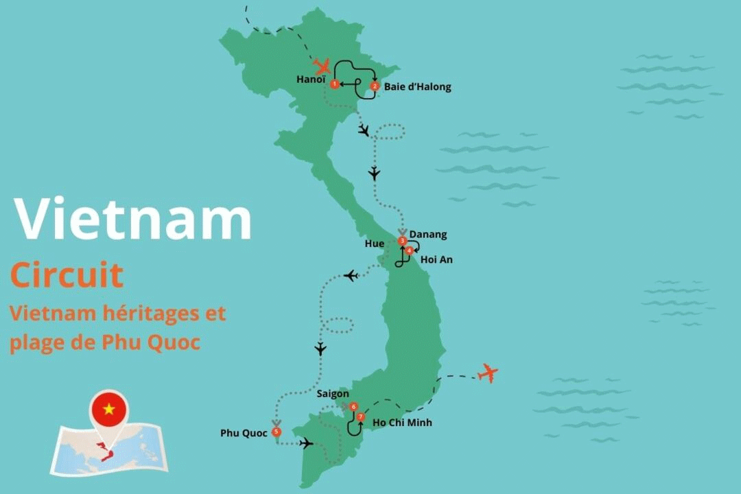 Circuit Privatif l'Essentiel du Vietnam et extension à Phu Quoc hanoi Vietnam