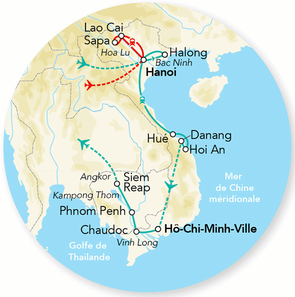 Circuit Merveilles du Vietnam & Cambodge hanoi Vietnam