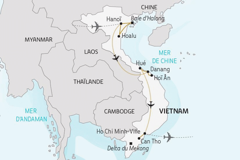 Circuit Nouvel An en baie d'Halong hanoi Vietnam
