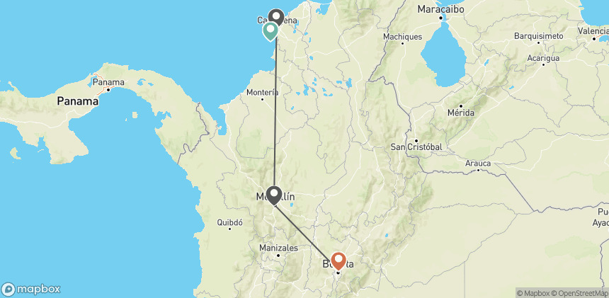 Circuit Au rythme de la Colombie : de Bogota a l'île des rêves