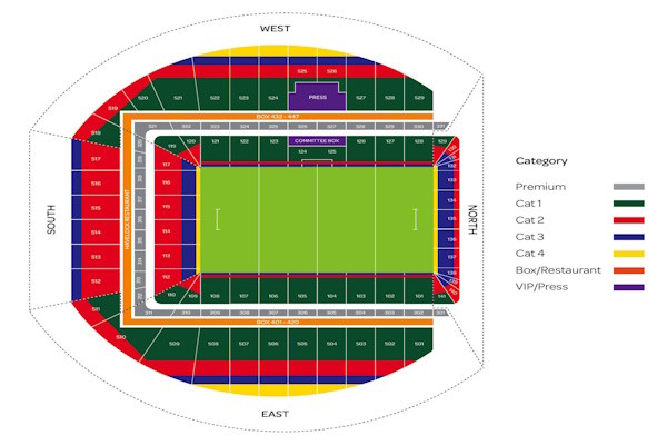 Hôtel - 4* + Billet au match - Equipe d'Irlande de Rugby **** - 14