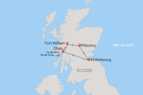 Circuit L'Écosse en train - 2