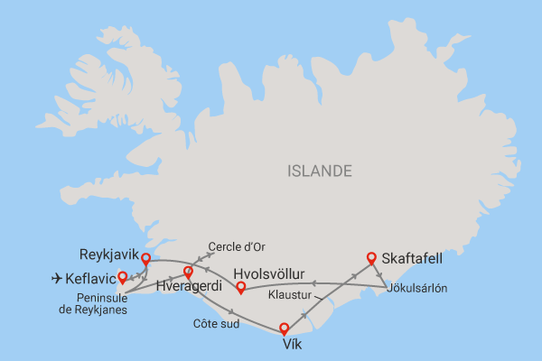 Circuit Le grand bol d'air islandais *** - 2