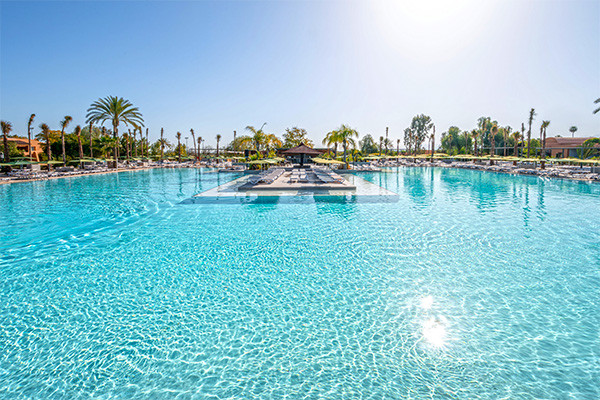Vue de l’Hôtel Hôtel Riu Tikida Palmeraie  à Marrakech, Maroc