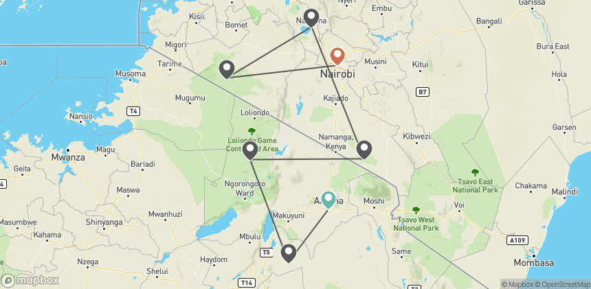 Circuit L'âme sauvage : voyage entre Kenya et Tanzanie