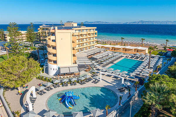 Image 1 du séjour Hôtel Sun Beach Resort **** à Ile de rhodes, Grèce