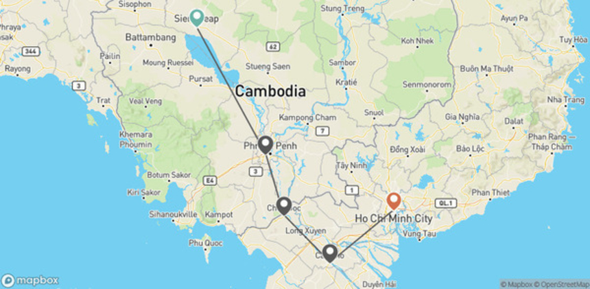 Circuit Le Souffle du Mékong : Voyage entre Vietnam et Cambodge ****
