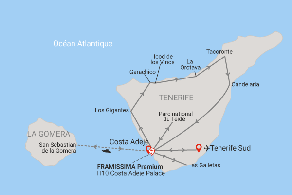 Circuit Saveurs et traditions des Canaries + extension au Framissima Premium H10 Costa Adeje Palace **** - 2